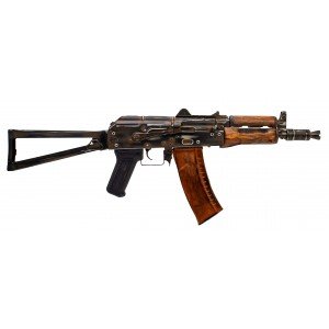 AKS74U Real Wood Electric Blowback Rifle Battleworn - Image 2